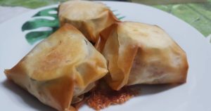 Lee más sobre el artículo Saquitos de berenjena y queso